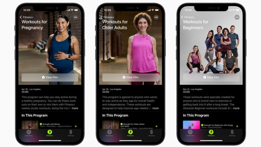 Apples Fitness+ Adds Workouts for Pregnant People and Older Adults