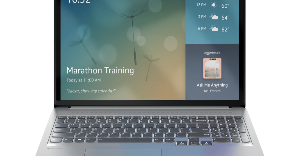 Here’s how to turn your Lenovo laptop into an Echo Show, if you want to do that for some reason
